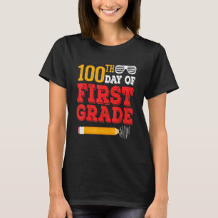 100ste Dag Van De Eerste Klas 100 Dagen School Ler T-shirt
