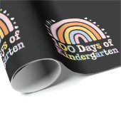 100ste Dag van de Kleuterjuf Kinder 100 dagen Cadeaupapier (Rol Hoek)