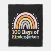 100ste Dag van de Kleuterjuf Kinder 100 dagen Fleece Deken (Voorkant)