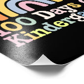 100ste Dag van de Kleuterjuf Kinder 100 dagen Foto Afdruk (Hoek)