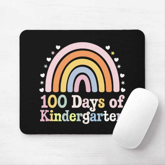 100ste Dag van de Kleuterjuf Kinder 100 dagen Muismat (Met muis)