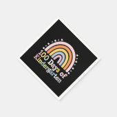 100ste Dag van de Kleuterjuf Kinder 100 dagen Servet (Hoek)