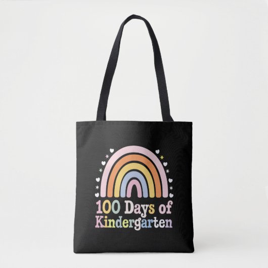 100ste dag van de kleuterleidster kinderen 100 dag tote bag (Voorkant)