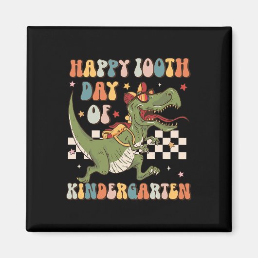 100ste dag van de kleuterschool 100 dagen van de s magneet (Voorkant)