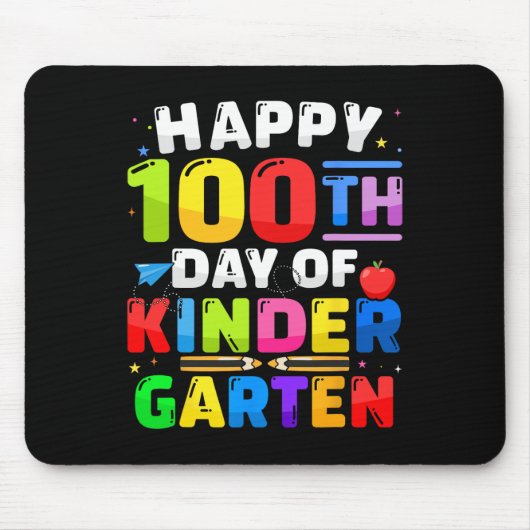 100ste dag van de kleuterschool 100 dagen voor het muismat (Voorkant)