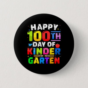 100ste dag van de kleuterschool 100 dagen voor het ronde button 5,7 cm