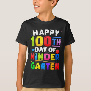 100ste dag van de kleuterschool 100 dagen voor het t-shirt