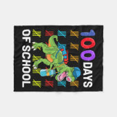100ste dag van de leerkrachten 100 dagen 4 fleece deken (Voorkant (Horizontaal))