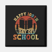 100ste dag van de leraar student 100 dagen Vinta Magneet (Voorkant)