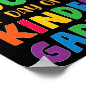 100ste dag van de Schattigee schoolstudent Poster (Hoek)