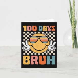 100ste Dag van de School Astronaut Dabbing Slimmer Kaart