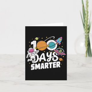 100ste Dag van de School Astronaut Space Boys 100 Kaart