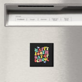 100ste Dag van de School Groovy Student Kind Tea Magneet (Insitu (Vaatwasser))