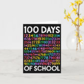 100ste Dag van de School Kinder 100 dagen Leren Wi Kaart (Gele Bloem)