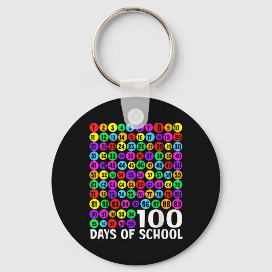 100ste Dag van de School Kinder 100 dagen Leren Wi Sleutelhanger (Voorkant)