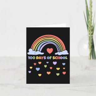 100ste dag van de school leraar Kinder 100 dagen r Kaart