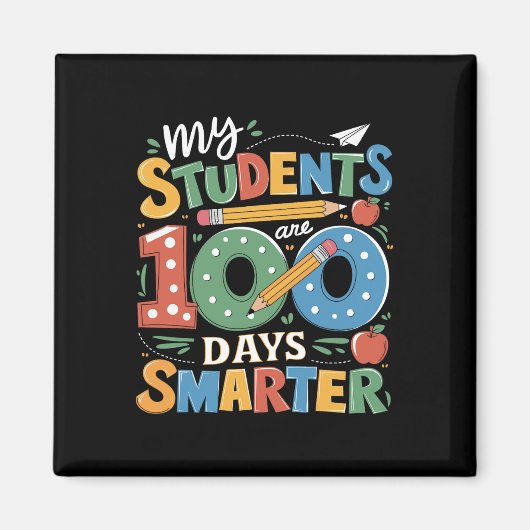 100ste dag van de school leraar Mijn leerlingen zi Magneet (Voorkant)