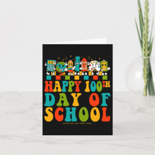 100ste dag van de school leraar student Kinder Gro Kaart