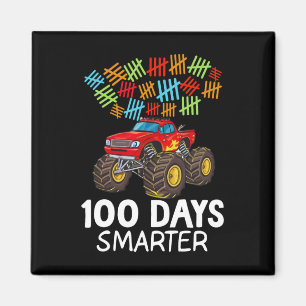 100ste dag van de school Monster Truck Peuter 100  Magneet