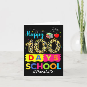 100ste dag van de school Para leven 100 dagen slim Kaart