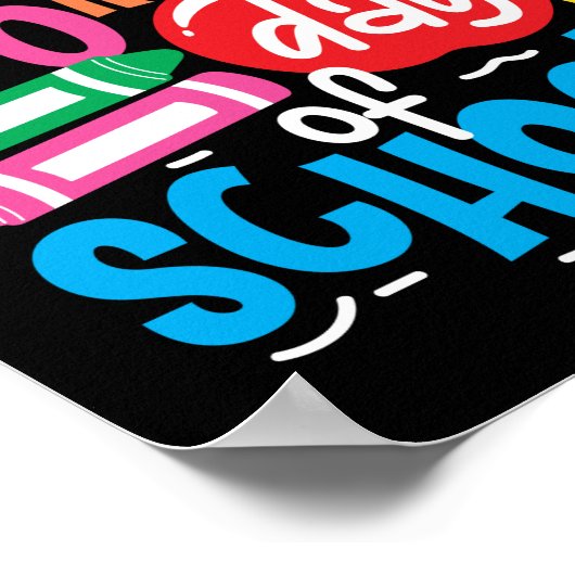 100ste dag van de school poster (Hoek)