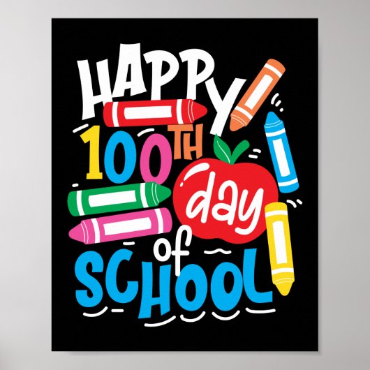 100ste dag van de school poster (Voorkant)