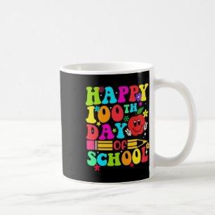 100ste Dag van de School Retro 100 Dagen Leraar St Koffiemok