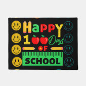 100ste Dag van de School Schattige Smile Face Deurmat (Voorkant)