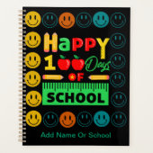 100ste Dag van de School Schattige Smile Face Planner (Voorkant)
