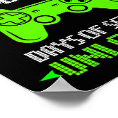 100ste Dag van de School Shirt Kinder Video Games Poster (Hoek)