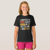 100ste Dag van de School T-Shirt - Fun Wiskunde Ce (Voorkant volledig)