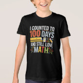 100ste Dag van de School T-Shirt - Fun Wiskunde Ce (Voorkant)