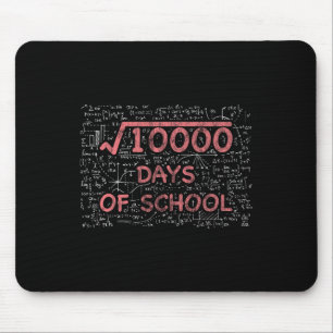 100ste dag van de school Wiskunde leraar 100 dagen Muismat