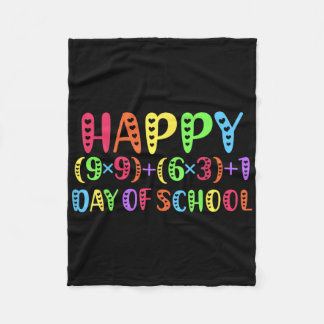 100ste Dag van de School Wiskunde Leraar Rainbow 1 Fleece Deken