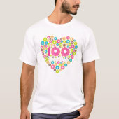 100ste dag van de schooldonuts 100 t-shirt (Voorkant)