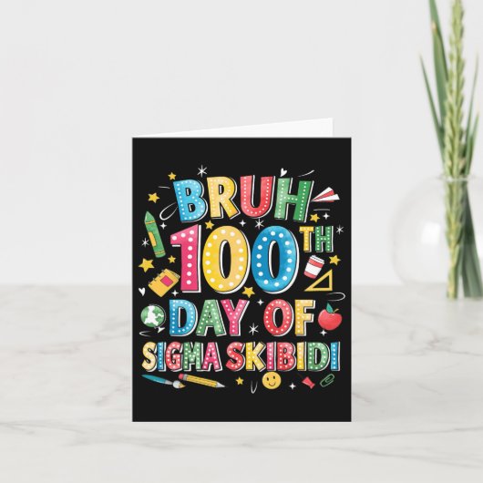 100ste Dag van de Schooljongens Kaart (Voorkant)