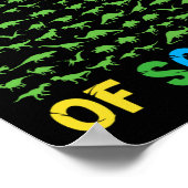 100ste dag van de schoolleraar Kinder 100 dagen di Poster (Hoek)