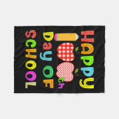 100ste dag van de schoolleraar of student Kinder F Fleece Deken (Voorkant (Horizontaal))