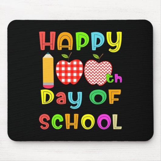 100ste dag van de schoolleraar of student Kinder F Muismat (Voorkant)