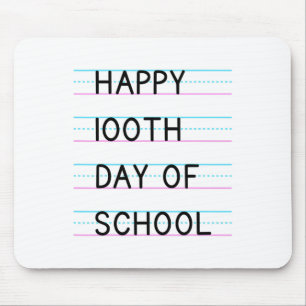 100ste dag van school 100 dagen school 1 muismat