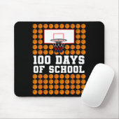 100ste dag van school basketbal kinderen 100 dagen muismat (Met muis)