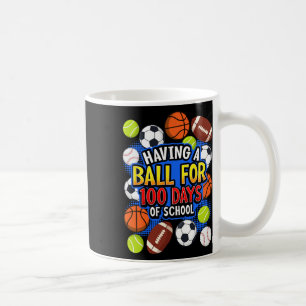 100ste dag van school basketbal voetbal voetbal do koffiemok