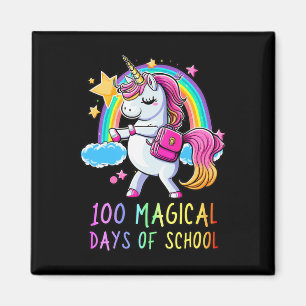 100ste dag van school eenhoorn 100 magische dagen magneet