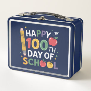 100ste Dag van School Leraren Gelukkig 100 Dagen