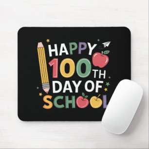 100ste Dag van School Leraren Gelukkig 100 Dagen Muismat