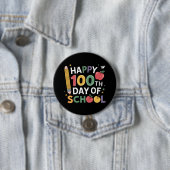 100ste Dag van School Leraren Gelukkig 100 Dagen Ronde Button 7,6 Cm (In situ)
