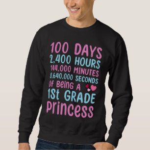 100ste dag van school meisjes uit de 1e klas 100 d trui
