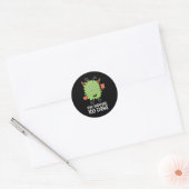 100ste dag van school Monster Boys Kinder Eye over Ronde Sticker (Envelop)