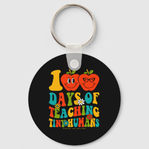 100ste dag van school Shirten leerling leraar Tiny Sleutelhanger