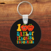 100ste dag van school Shirten leerling leraar Tiny Sleutelhanger (Voorkant)